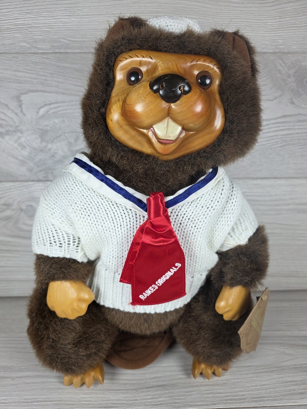 Raikes Originals Limited Ed Plush Beaver Sailor Outfit Taiwan Applause 1988 SU44
